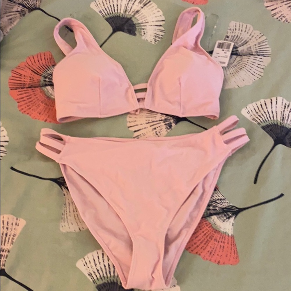 Baby pink bikini